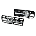 Pikkukuva 6 / 8: 2kpl H3 sumuvalosäleikkö LED DRL-lampulla 1997-2006 TDI MK4:lle