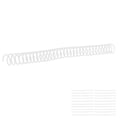 Miniatyrbillede 5 af 8: 20 stk Plastspiralbindningsspiraler 19mm 3/4in ID 30 Hull Spiraler til A4 A5 Notesbog Transparent