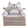 Pikkukuva 2 / 8: 2-in-1 taittuva lasten sohva Tyyny Plush-sohva Söpö sohva lapsille