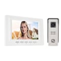 Miniatyrbillede 2 af 8: Dørklokke Intercom System 7-tommer TFT-skærm Nattesyn Vandafvisende til Hjemlejlighed 100 til 240V EU-stik
