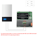 Miniatyrbillede 6 af 8: Elektronisk digital termostat med LCD-skærm Væghængt Smart Termostat Gulvvarme Temperaturregulator
