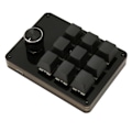Miniatyrbild 3 av 8: Mini knappsats med 9 tangenter med knopp Makro Mekaniskt tangentbord Hot Swappable blå switch tangentbord Tangentlinjeseparation