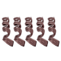 Miniatyrbilde 3 av 8: 5 stk Clip-in hårstykke Farget hårstykke Clip Hårextensions frisyre for Cosplay Party Lys lilla