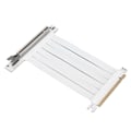 Miniatyrbillede 2 af 8: PCI E Forlængerkabel 15cm 128Gbps Højhastighed PCI E X16 3.0 Riserkort til Grafikkort Lydkort Netværkskort Hvid