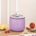 Miniatyrbillede 5 af 8: Mini riskoge 1,8L Non Stick Smart elektrisk riskokker til korn, suppe og grød EU-stik 220V Lilla