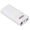 Miniatyrbild 4 av 8: DIY Mobile Power Bank Fodral H02B 21700 Batteriladdare 2 Batterier Box TYPE C Micro Input Snabbladdning Vit