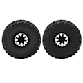 Pikkukuva 7 / 8: 2 kpl / setti 1,9 tuuman RC-auton vanteet ja renkaat AXIAL SCX10 1/10 Crawler -auton päivitysosiin, musta