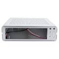 Miniatyrbillede 5 af 8: G60S HTPC-kabinet helt aluminium DCATX strømforsyning MiniITX-kabinet til stationær computer (Sølv USB2.0)