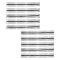 Miniatyrbilde 6 av 8: 10 stk Bindende rygger Spiraler Spoler Kammar 30 hull plaststripe for løsblad 1/2in Diameter Svart