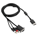 Miniatyrbild 5 av 8: VGA High Definition-kabel med Adapter Audio Conversion-kabel för Sega Dreamcast DC
