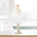 Miniatyrbillede 6 af 7: Elegant Dansende Pige Figur Statuette Ornament Håndværk Gave Hjemindretning (033)