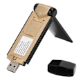 Miniatyrbilde 8 av 8: 4G USB Bærbar WiFi-støtte SIM-kort 10 enheter Tilkobling Flere beskyttelseslommer Mobil Hotspot for utendørs svart
