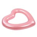 Miniatyrbilde 2 av 8: Hjerteformet badeflåte 120 cm tykk, rivebestandig PVC-material Oppblåsbare badeflåter for bassengfester strender Roségull Rosa