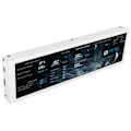 Pikkukuva 3 / 8: 8,8 tuuman tietokoneen lämpötilanäyttö 1920x480 60Hz AIDA64 CPU GPU SSD-tietojen lämpötilanäyttö Raspberry Pi:lle Windowsille Valkoinen