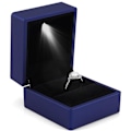 Miniatyrbild 1 av 8: LED-ringbox Upplyst ringbox för äktenskapsförslag Ringbox med LED-interiörbelysning för förlovningsbröllop