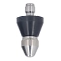 Miniatyrbillede 7 af 8: Højtryksrenser Turbo Dysespids Spids 5000PSI Mini Kompakt Turbo Dysespids i Rustfrit Stål til Udskiftning Midt Hoved Bag 6 Huller 1/4in NPT