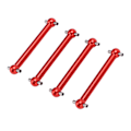 Pikkukuva 3 / 8: 4 kpl RC Metal Dog Bone -vetoakseli Etu ja Taka Universal Dog Bone Tamiya TT02B 1/10 RC-autolle Parannusosat Punainen