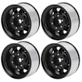 Pikkukuva 5 / 8: 4 kpl 1,55 tuuman RC-vanteet Universal RC-vanteet Axial AX90069 Crawlers Black