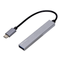 Miniatyrbillede 7 af 8: Expansionsdocka TYPEC Mini Plug and Play USB2.0 USB 3.0 Hub 1 Drag 4 Expansionsdocka (Grå)