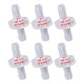Miniatyrbilde 4 av 8: 10 stk. backventil 1-veis PP plastslange Vannstopp membran hulling for luftinntaksmating 5 mm transparent