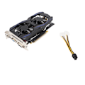 Pikkukuva 1 / 8: Peligrafiikkakort 192BIT GDDR5 Dual Fan High Definition Multimedia Interface VGA DVI Liitäntä Tietokonegrafiikkakortti GTX550Ti 6GB