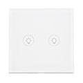 Miniatyrbillede 6 af 8: Vægberøringslyskontakt Timing Funktion Hærdet glas dimmer Smart APP styret lyskontakt til Zigbee 90‑250V