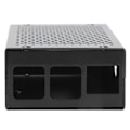 Miniatyrbillede 8 af 8: Aluminiumlegeringskabinet Mesh Shell Vent Overflade Sort Bundkortsskjold til Raspberry Pi