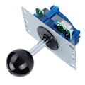 Miniatyrbillede 5 af 8: Fighting Machine Arcade Spilkonsol Joystick Høj Følsomhed Ingen Forsinkelse Gamepad Tilbehør Sort