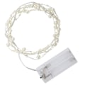 Miniatyrbillede 2 af 8: String LED Imitation Perlelys Wire Fairy Lights til møbler/seng/vindue/trapper