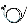 Pikkukuva 8 / 8: SAS-kaapeli SFF‑8654‑4 SATA 7 Pin Array Disk Nopeampi siirto Mini PVC Tietokoneen tarvikkeet 0,5 metriä / 1,6 jalkaa