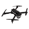 Miniatyrbillede 6 af 8: Foldbar drone med 4K enkelt kamera WiFi LED-lys 50x Zoom One Key Take Off 4K Intelligent Hindringsovervågning RC Quadcopter Sort