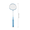 Miniatyrbilde 1 av 8: Badmintonracket for 2 spillere - Superlett, Lav Luftmotstand, Robust, Middels Stiv, Smykkeblå
