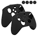 Miniatyrbilde 7 av 8: 2 stk Antislipp silikon spillkonsoll beskyttelse Gamepad Håndtak for Xbox Series S X (svart)