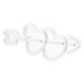 Miniatyrbilde 3 av 8: Hjerteformet neonlysdekor for arbeidsrom Stue RV Desktop USB-drevet