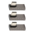 Pikkukuva 2 / 8: 3 kpl USB-C 90 asteen kulma-adapteria naaras-uros 20 Gbps 8K 60 Hz Type C 4.0 adapteri PC:lle ja puhelimelle