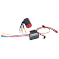 Miniatyrbild 4 av 8: 3650 3100KV Vattentät Borstlös Motor 60A ESC Elektrisk Regulator Lång Linje för 1/10 RC Bil