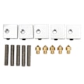 Miniatyrbillede 3 af 8: 15 stk 3D-printer Hotend Kit Rustfrit stålrør Messingdyse Varmeblok 3D-printer Hotend dele til Makerbot