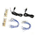 Miniatyrbild 7 av 8: 2 Player Arcade Encoder No Latency DIY Arcade Encoder med USB-kablar och knappledningar för MAME