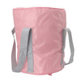 Miniatyrbillede 4 af 8: Foldbar fodboldspand Polyester dobbeltlags sammenklappelig campingspand med opbevaringspose til udendørs rosa