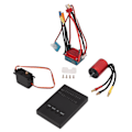 Miniatyrbilde 4 av 8: S2435 25A Børsteløs ESC med Programmeringskort 4500kv Børsteløs Motor 2,2kg Metall Styringsservo for 1/16 1/18 RC Bil Lastebil
