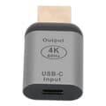 Miniatyrbillede 5 af 8: Aluminiumslegeringsskal Type-C hun til HDMI han adapterstik til Windows Android OS X