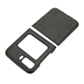 Miniatyrbild 5 av 8: Fällbart telefonfodral i läder Reptåligt flip-telefonskyddsfodral för Moto Razr 2022 Svart
