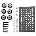 Miniatyrbild 5 av 7: Gantry Plate Slide Build Board Lager Pully Set Passar för Opennbuilds V Typ NEMA linjära ställdon 20‑80 mm