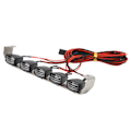 Miniatyrbilde 7 av 8: RC Taklampe LED Lys Firkantet Taklampe DIY Frontlys for SCX10 1/10 RC Bil Crawler 5 Lys
