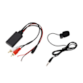 Pikkukuva 8 / 8: Bluetooth AUX -moduuli 2 RCA -kaapelisovitin handsfree-mikrofonilla Alpine for Pioneer -laitteille