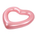 Miniatyrbilde 4 av 8: Hjerteformet badeflåte 120 cm tykk, rivebestandig PVC-material Oppblåsbare badeflåter for bassengfester strender Roségull Rosa