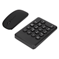 Miniatyrbild 5 av 8: Numerisk tangentbord Bärbar Smal 2,4 GHz USB Trådlös Mini Svart Numerisk tangentbord Mus Combo Set för bärbara datorer Stationära datorer PC