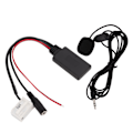 Miniatyrbillede 4 af 8: 12-polet AUX-adapter Håndfri mikrofonkit Trådløs Bluetooth-udskiftning til Peugeot 307 408 508