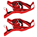 Miniatyrbillede 7 af 8: Væg- og Loftsfiskerstangstativ Rem Webbing Fiskerstang Overhead Vægmontering Holder Organizer