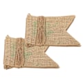 Miniatyrbilde 6 av 8: Jutevimpel Flagg Lucky Clover Irsk Festival Veggdekor Banner DIY Hjeminnredning